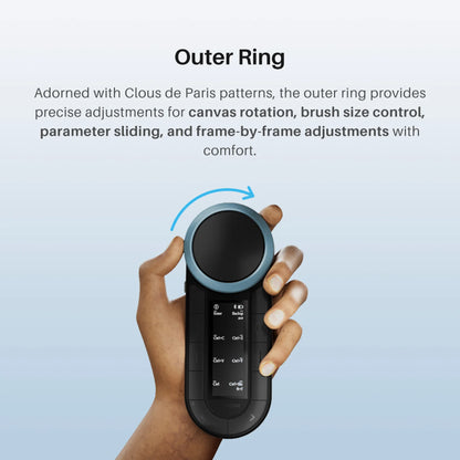 Bluetooth Keydial Remote with Dual Dials and OLED Display