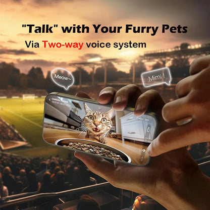 Smart 5G Cat Feeder with 1080p Camera and App Control
