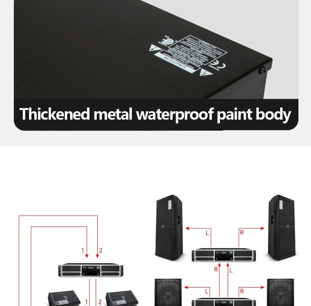 220V Digital Audio Crossover for Live Performance Sound Systems