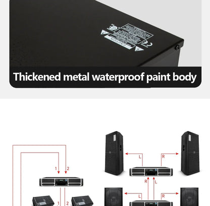 220V Digital Audio Crossover for Live Performance Sound Systems