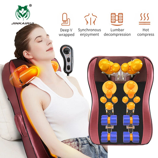Multifunctional Neck and Shoulder Massage Cushion