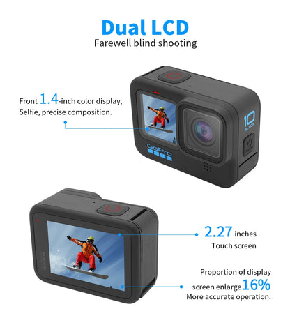 Waterproof 5.3K Sports Camera 128GB