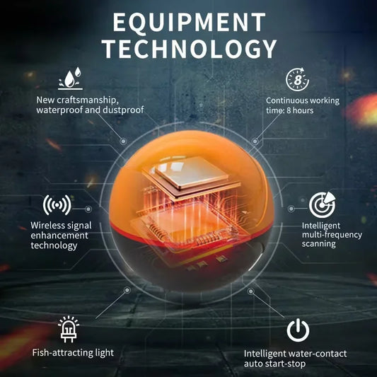 Smart Fishing Sonar 100M Depth WiFi App Control