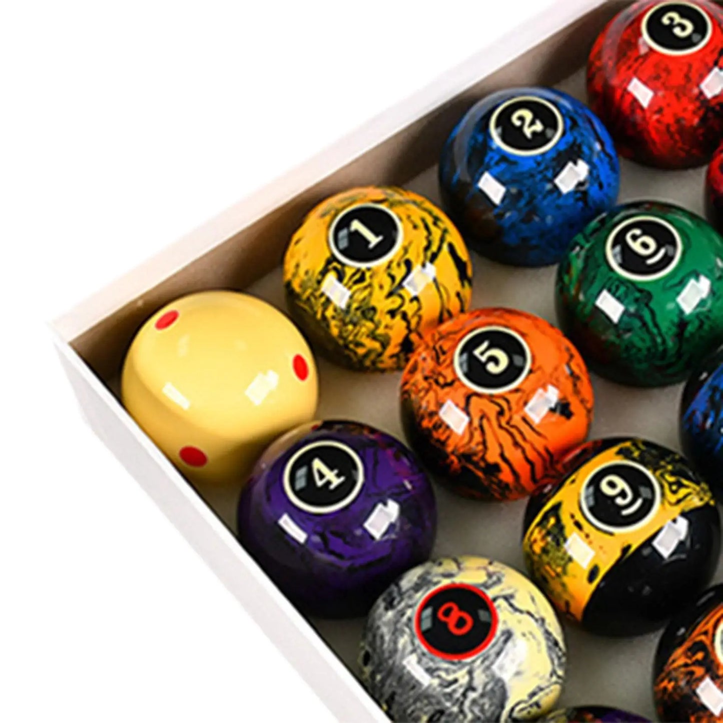 16pc 2.25 Pool Table Balls Complete Set