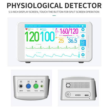 Touch Screen Patient Monitor 6-Parameter with Neonatal Cuff