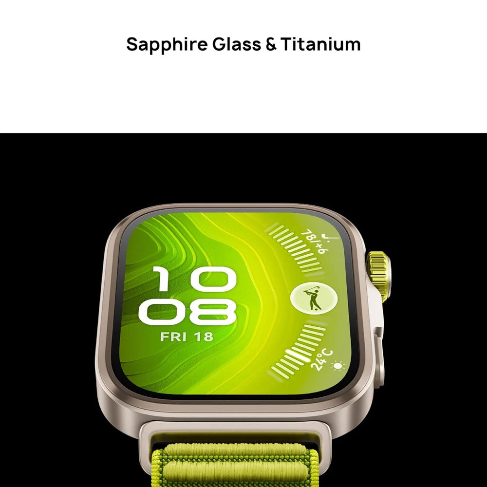 Fit 4 Pro Black Smartwatch ECG Heart Rate Tracking