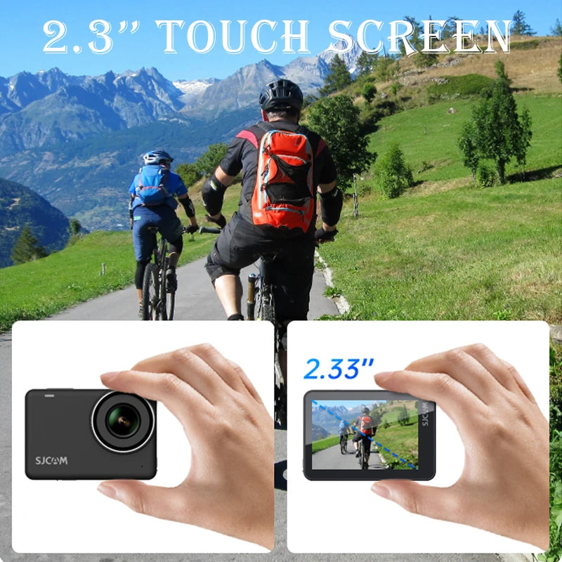 Outdoor Sport Camera with Underwater Mode and 4K Video