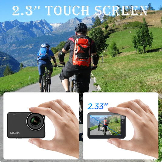 Outdoor Sport Camera with Underwater Mode and 4K Video