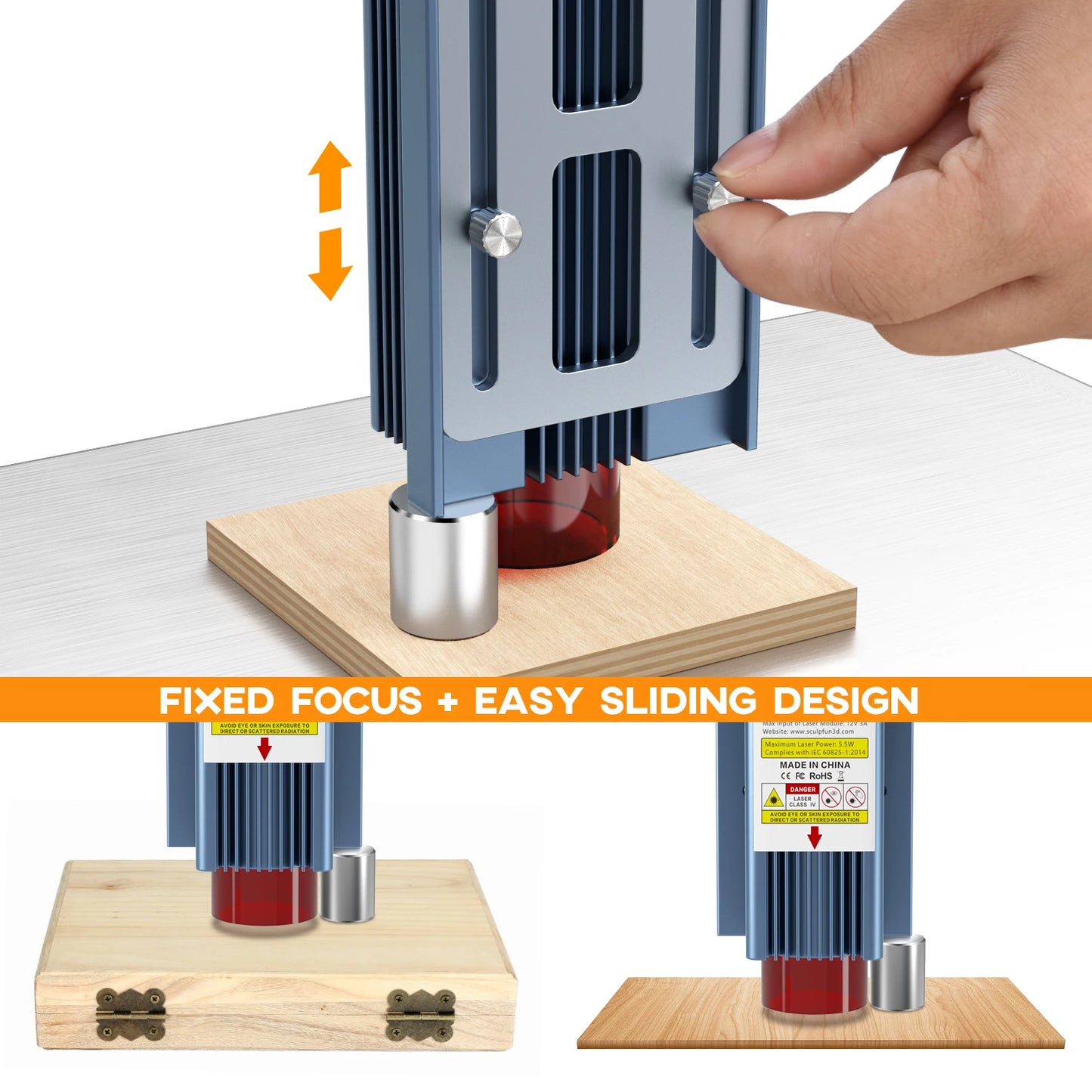 S9 Laser Cutter Head for Precision Engraving