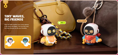 Sky Blue Mini Electronic Outfit Matching Robot