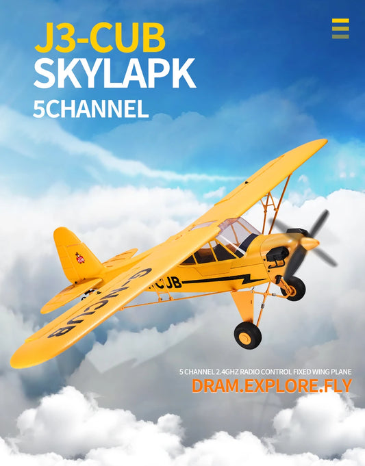 5CH 2.4G RC Plane Dual Battery Mode1