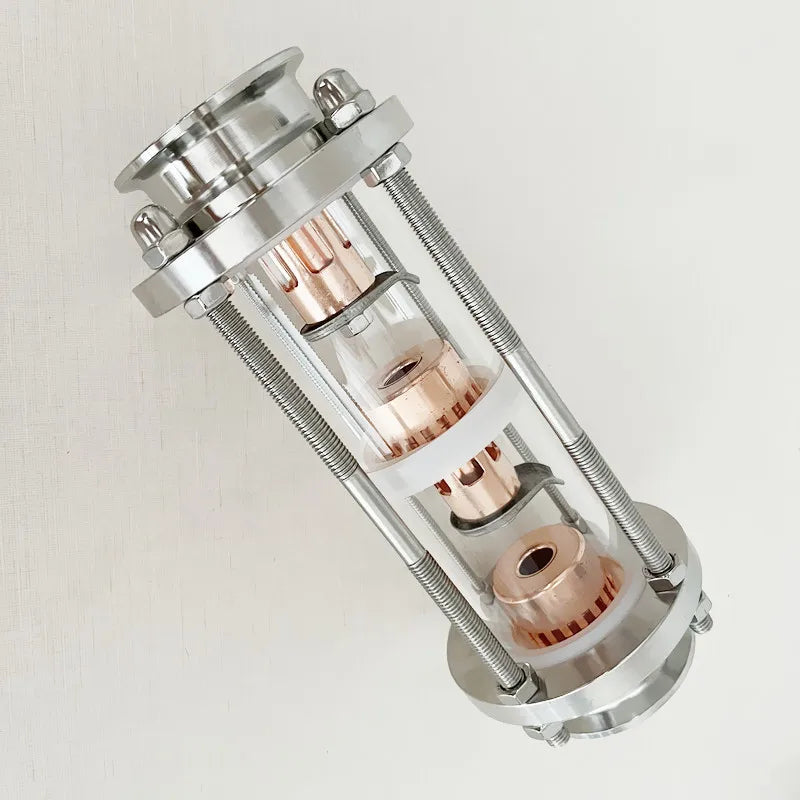 3-Tier 2 Inch Distillation Column Copper Bubble Plate Set