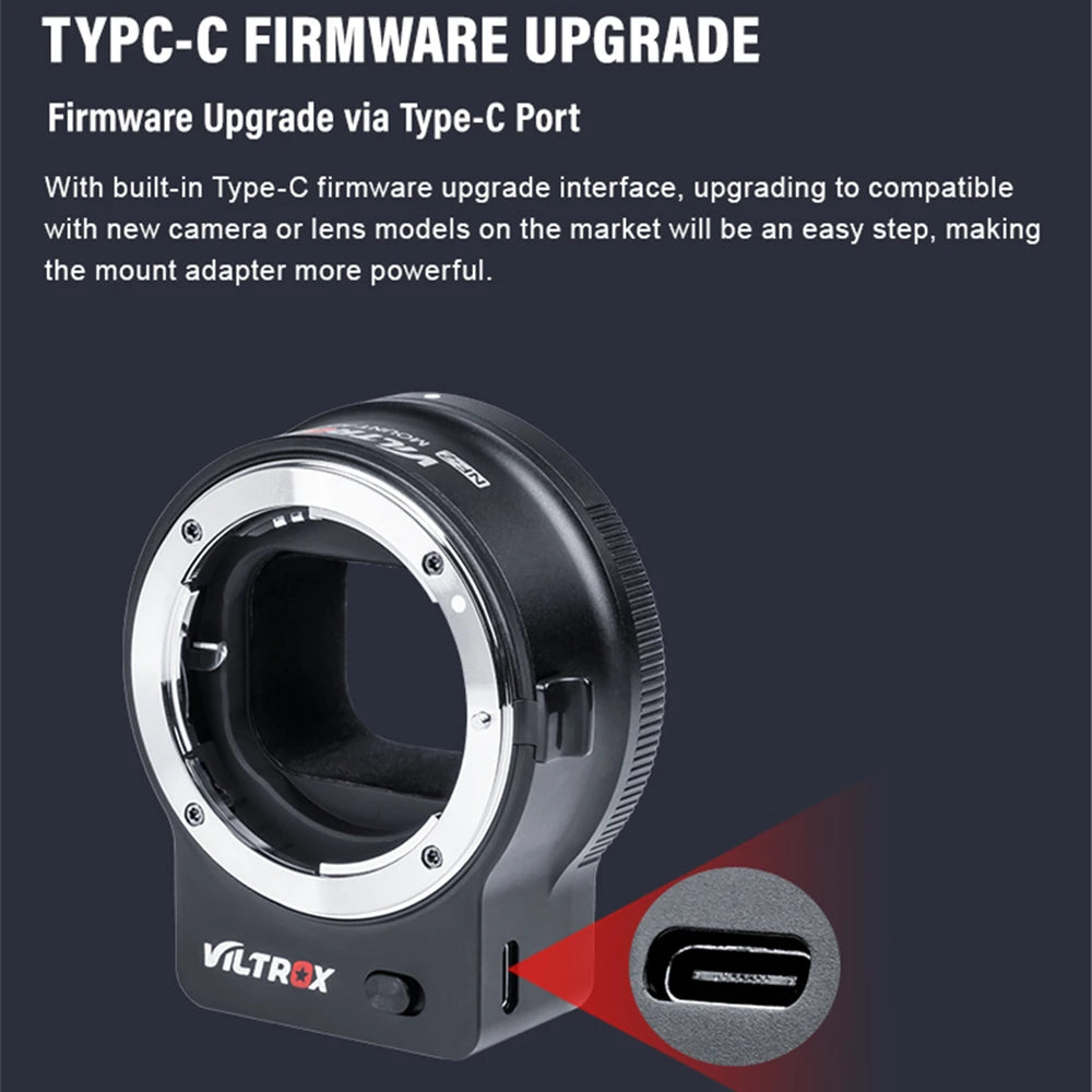 Autofocus Adapter Ring for Nikon F to Z Cameras