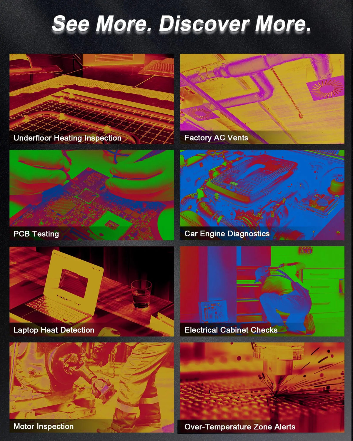 USB-C Thermal Camera 320x240 Infrared Imager Macro Lens