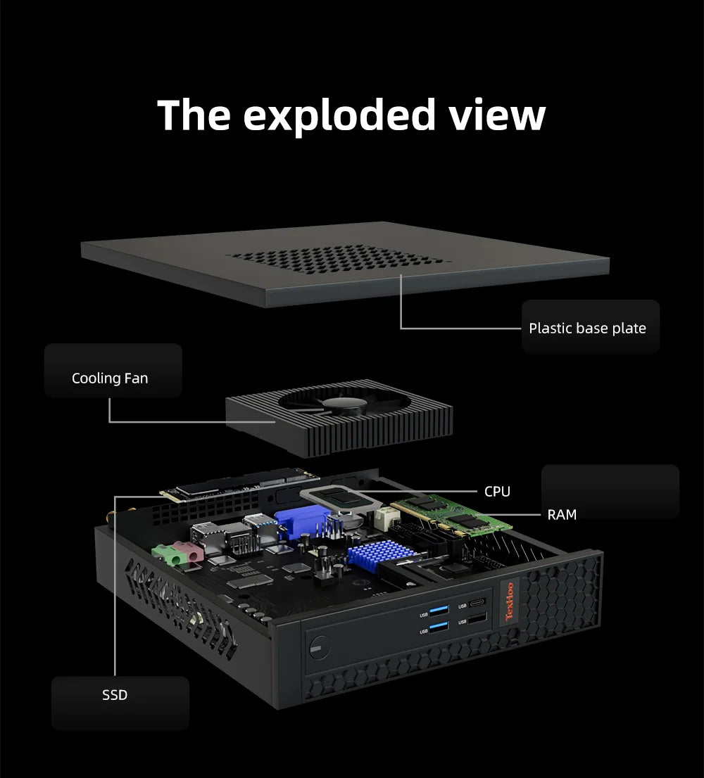 Intel i7 Mini PC with 8GB RAM 256GB Storage