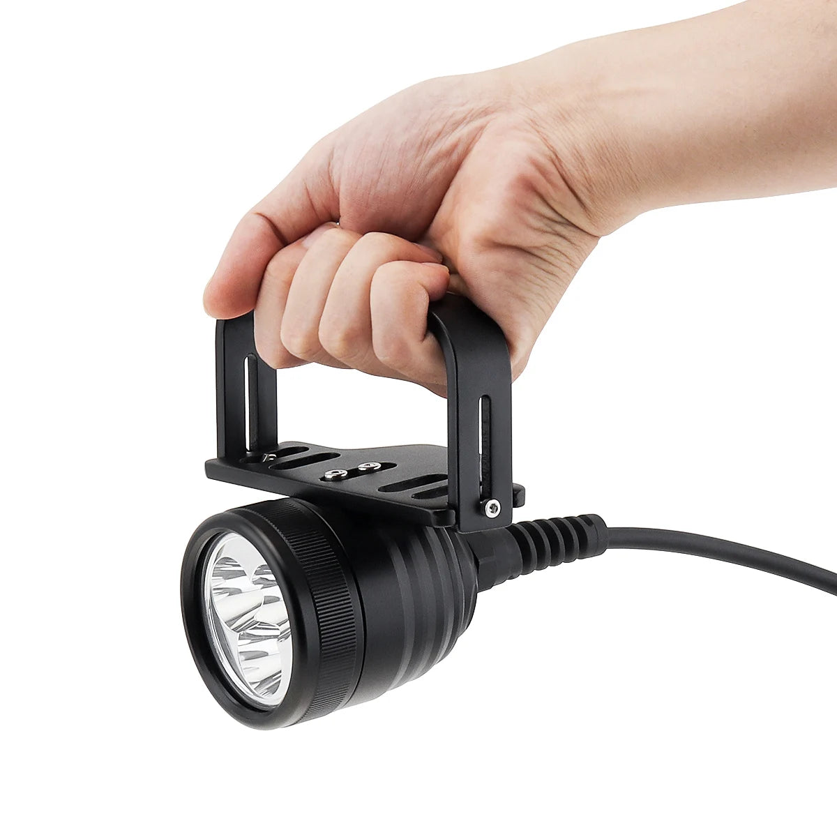 Scuba LED Torch 150m Waterproof 2M Line