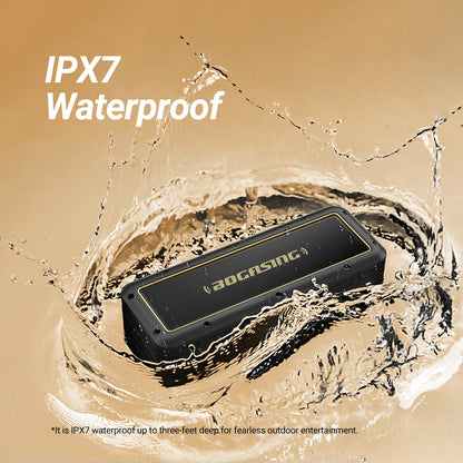 Portable Bluetooth Speaker 50W Enhanced Bass IPX7 Waterproof
