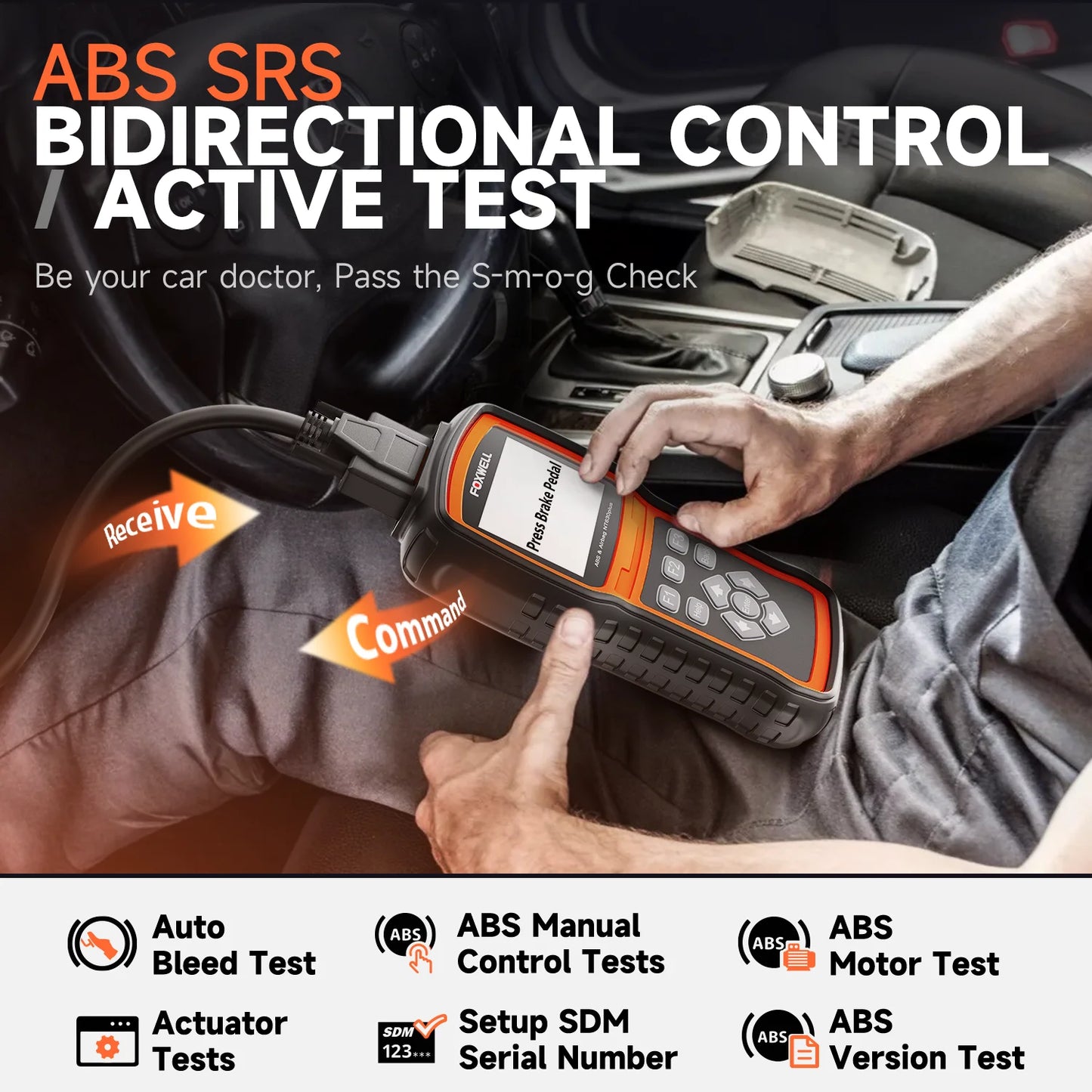 Automotive Engine Code Reader OBD2 with Plastic Case