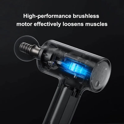 Smart Rechargeable Massage Gun with Heat Therapy