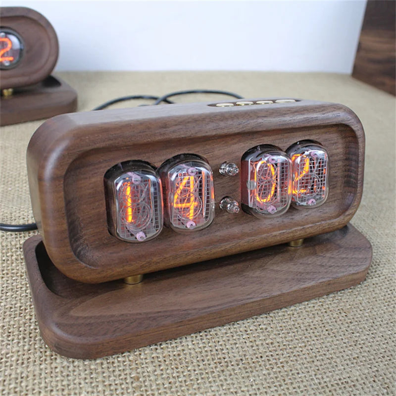 Black Walnut Solid Wood Clock Base Stand