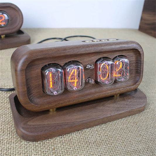 Black Walnut Solid Wood Clock Base Stand