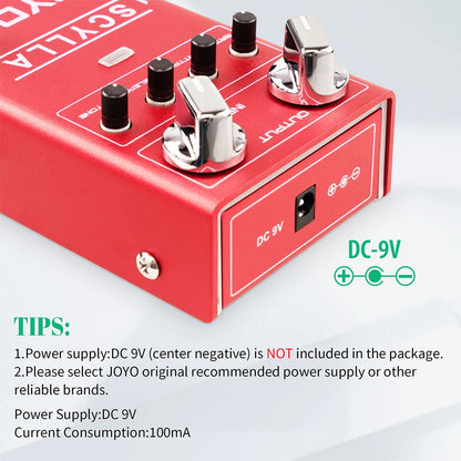 Bass Compressor Pedal with Attack Release Ratio Controls