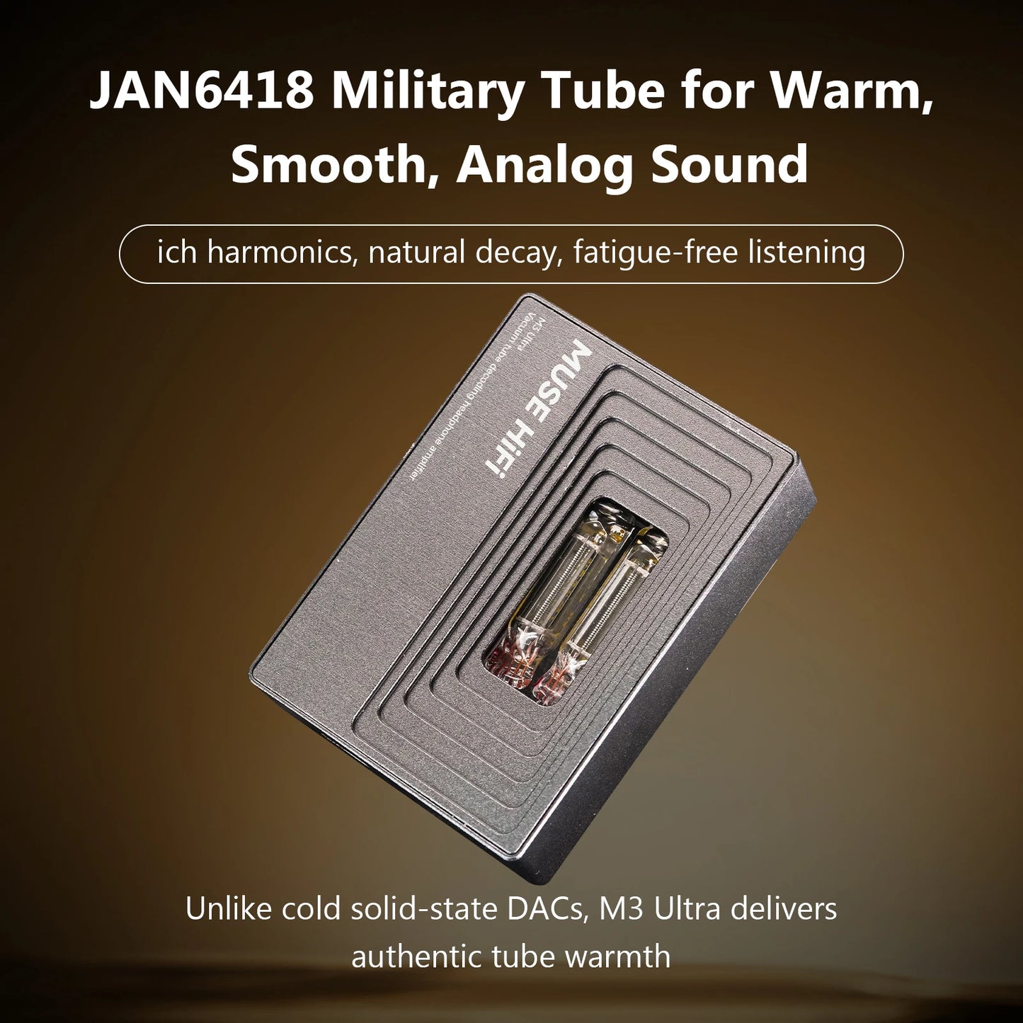 Portable USB-C Tube DAC AMP Headphone Amplifier