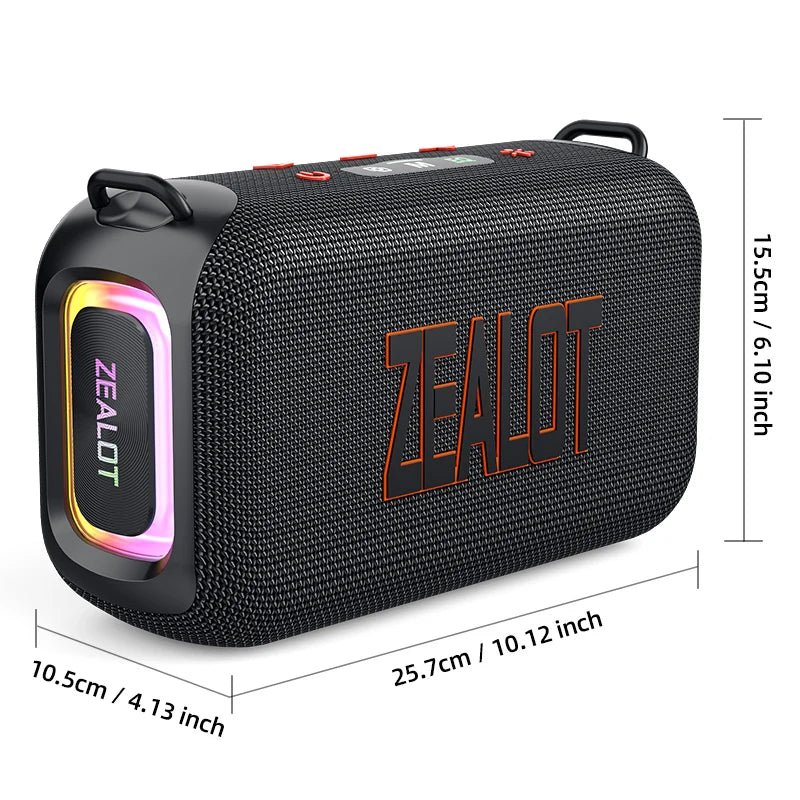 Rechargeable 50W 3D Portable Bluetooth Speaker for Outdoors