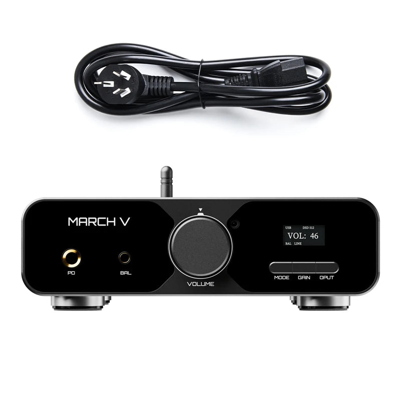 Portable USB Bluetooth DAC with Class A Headphone Amp