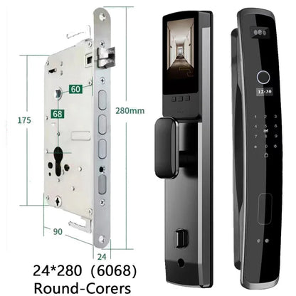 Smart Biometric Door Lock 24x280 Mortise WiFi