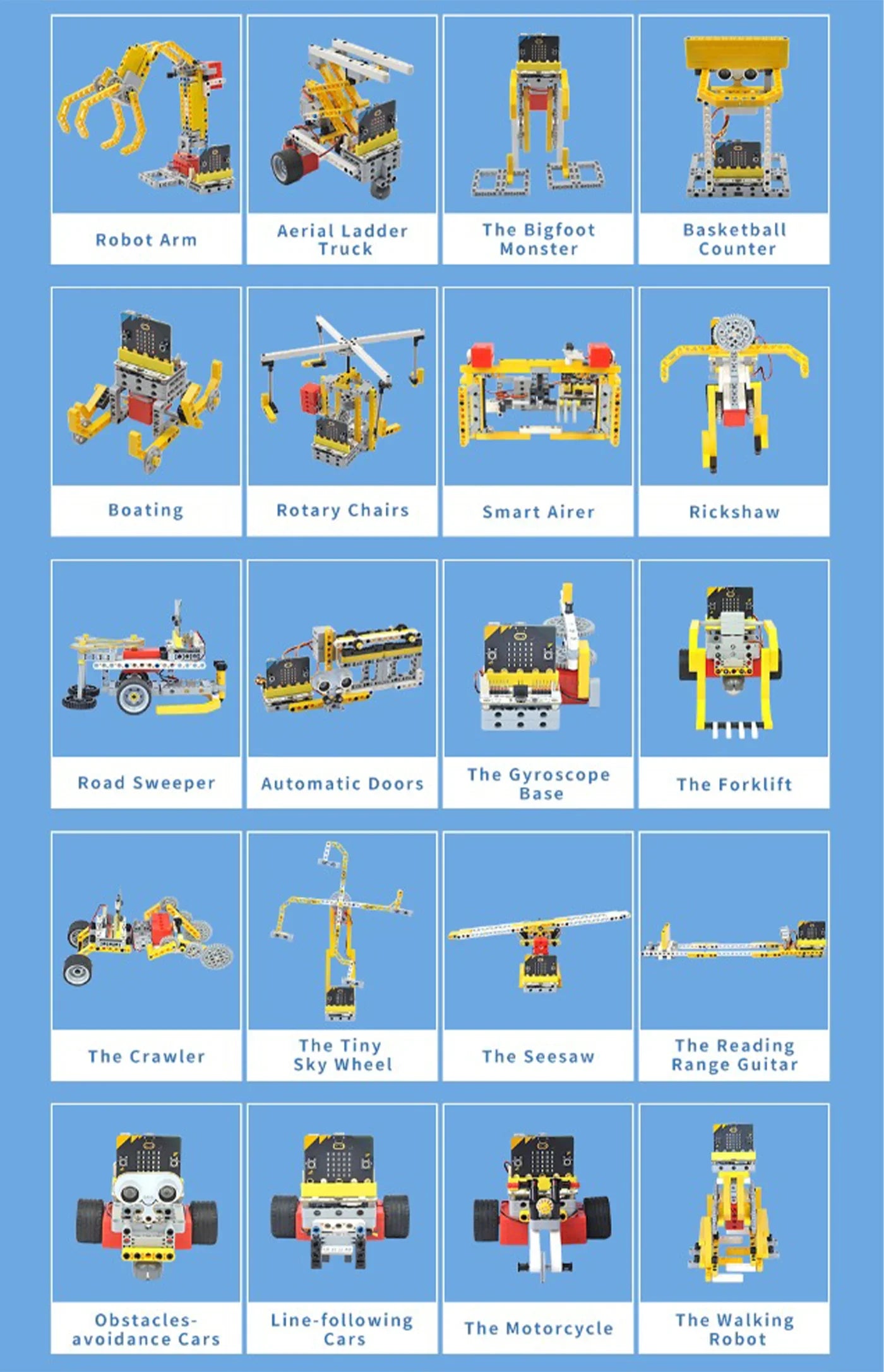 32-in-1 STEM Coding Robot Building Kit Blocks Set