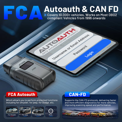Bluetooth OBD2 Car Diagnostic Scanner with 26 Reset Functions