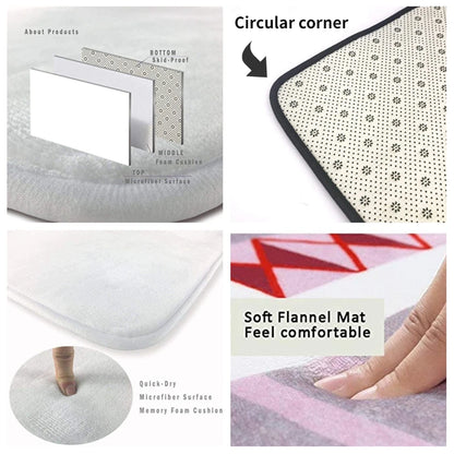 Washable Living Room Carpet 5.2 by 7.5 Feet Easy Clean