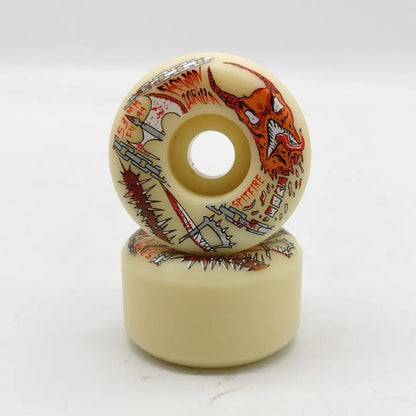 53mm Skateboard Setup with Forged Trucks and Durable Grip