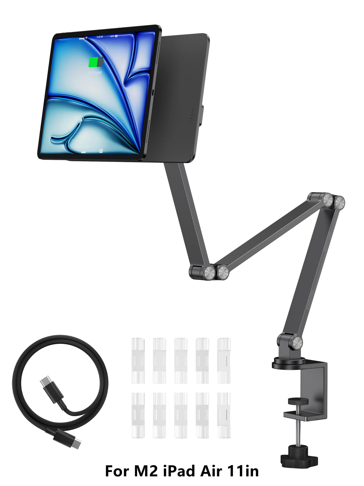 Foldable Aluminum M2 iPad Air 11" Charging Holder