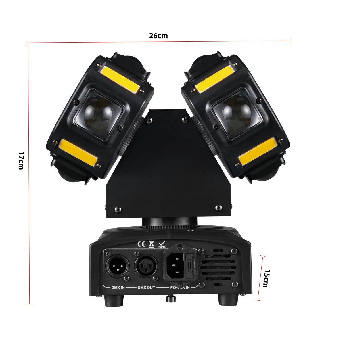 Double Head 3 in 1 LED Moving Head DJ Lights