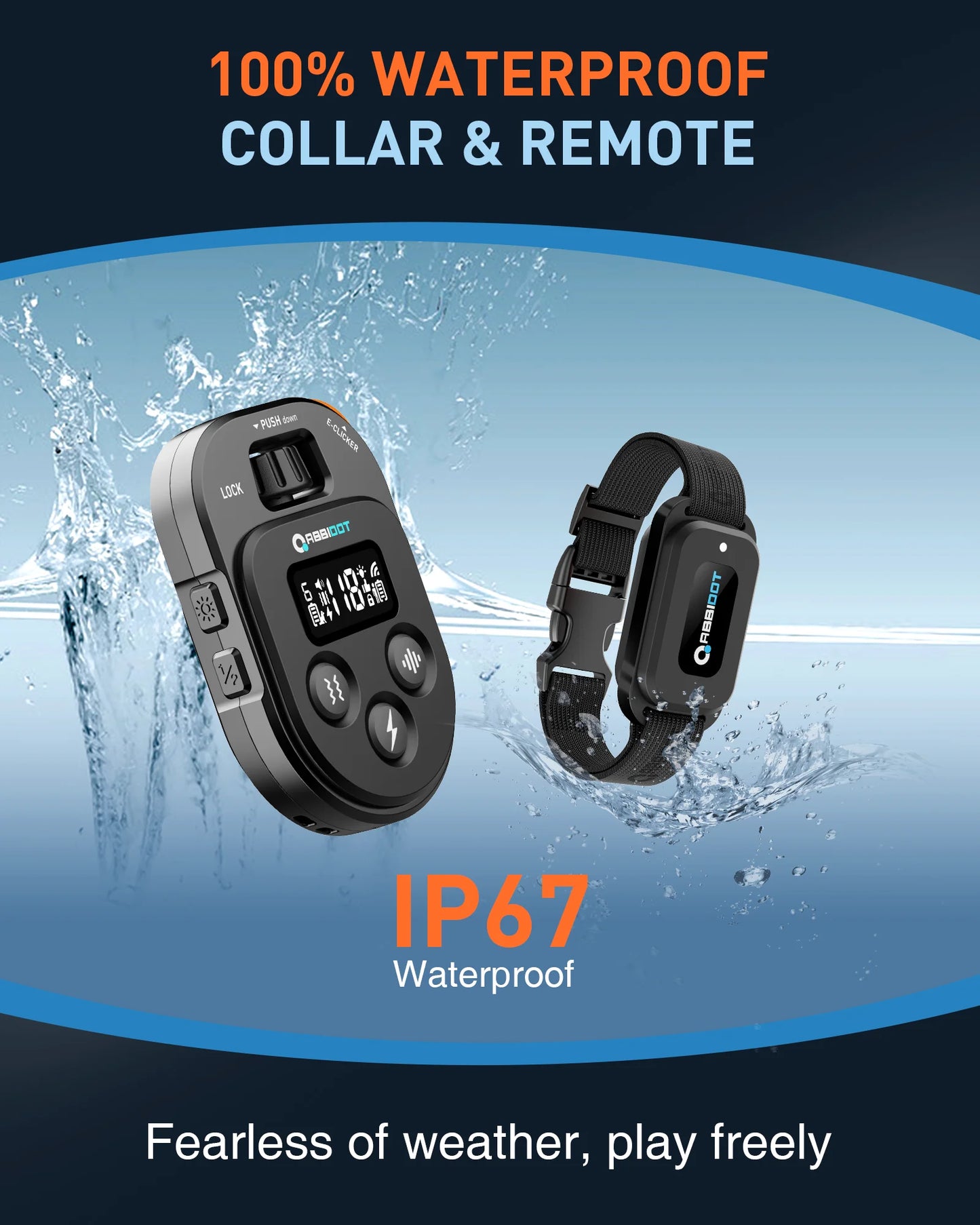 Waterproof Dog Training Collar with Remote Control