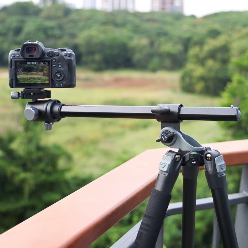 1.76m Aluminum Camera Tripod Monopod 15kg Load Arca Plate
