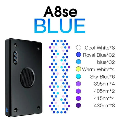 Smart Blue LED Aquarium Light 240W for Coral Reef