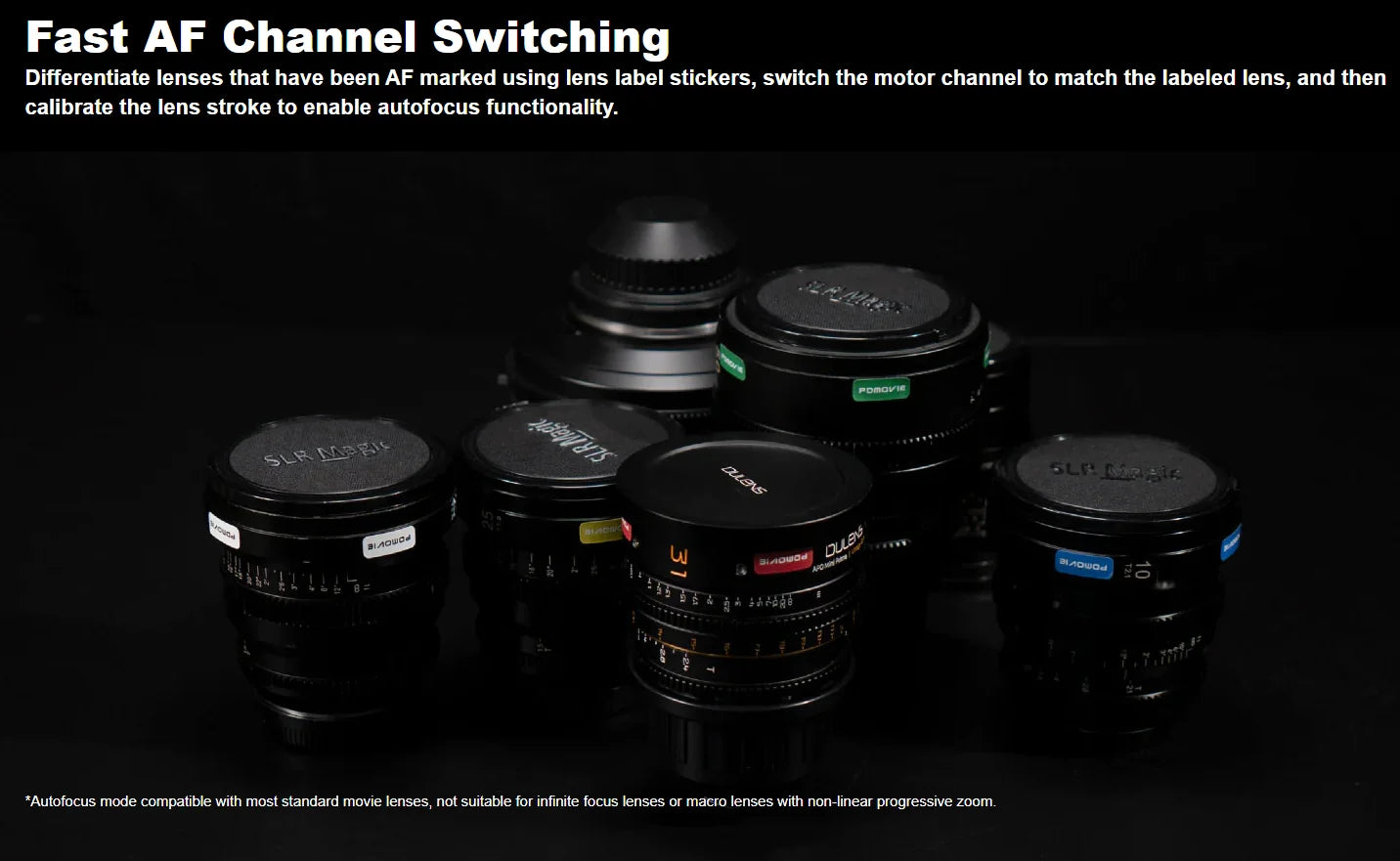 Wireless Follow Focus System 100M Remote Control