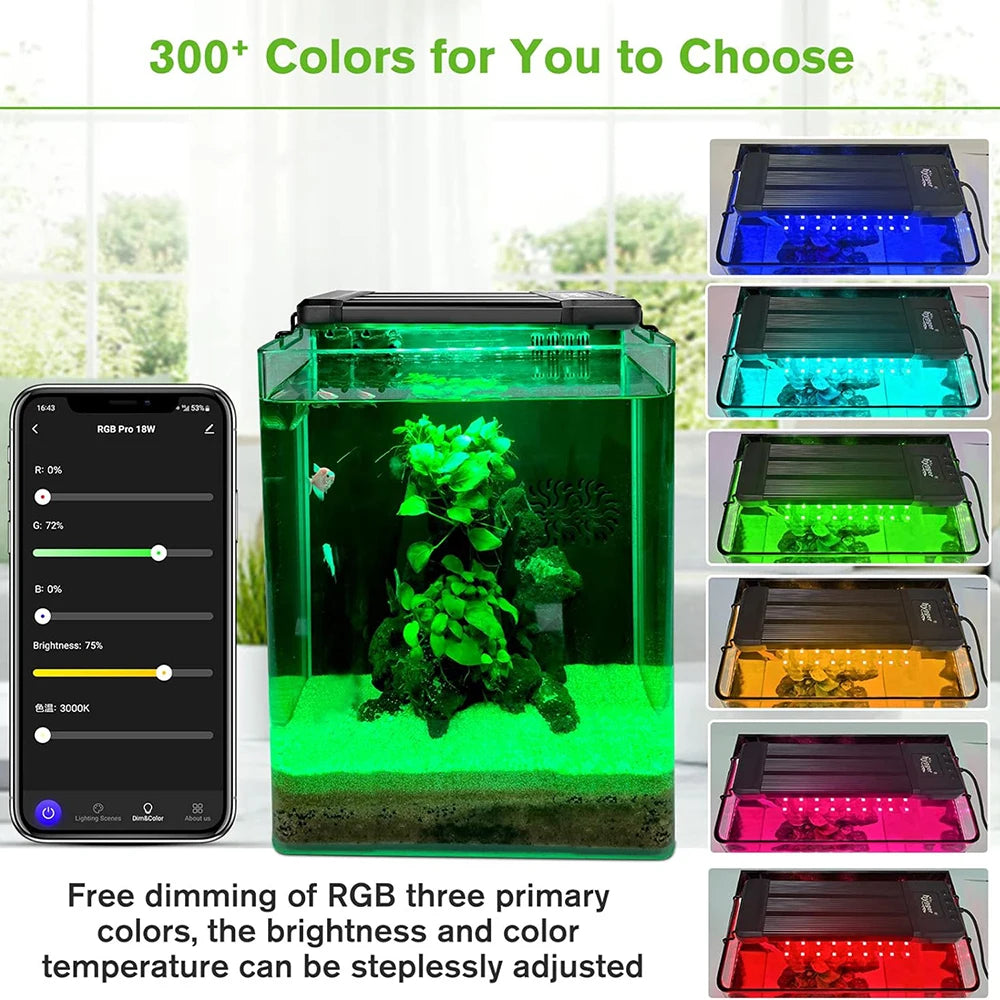 Smart Aquarium LED Light 75cm Bluetooth App Control