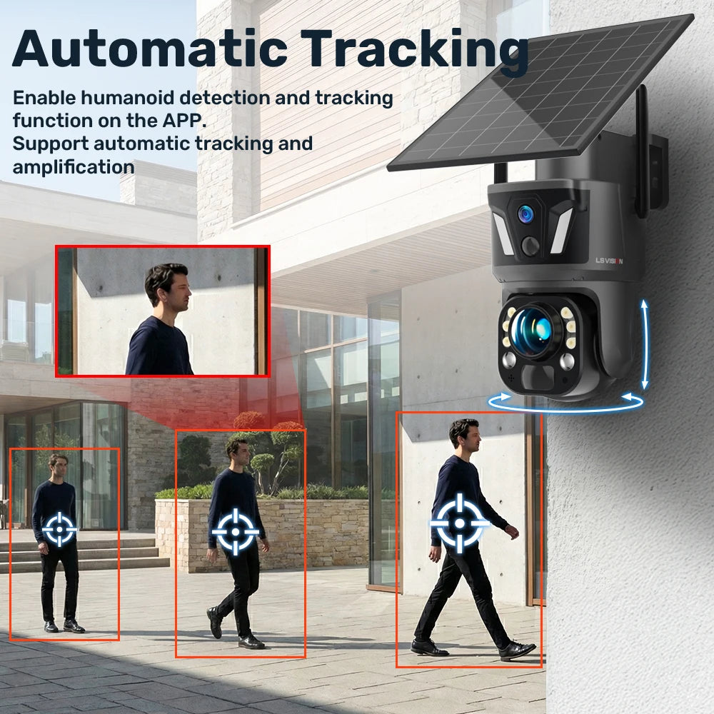 4K WiFi PTZ Security Camera 99X Zoom Outdoor