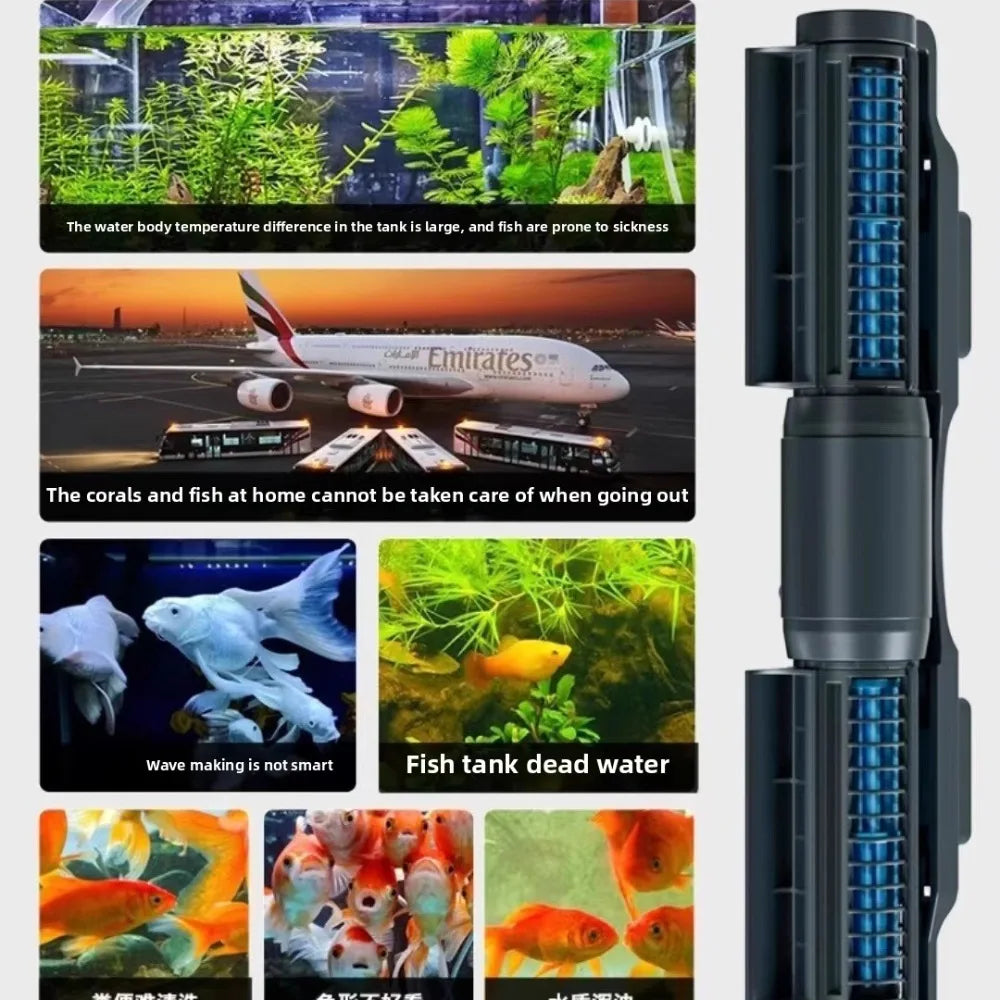 Silent Fish Tank Wave Maker Pump DC Adjustable Flow