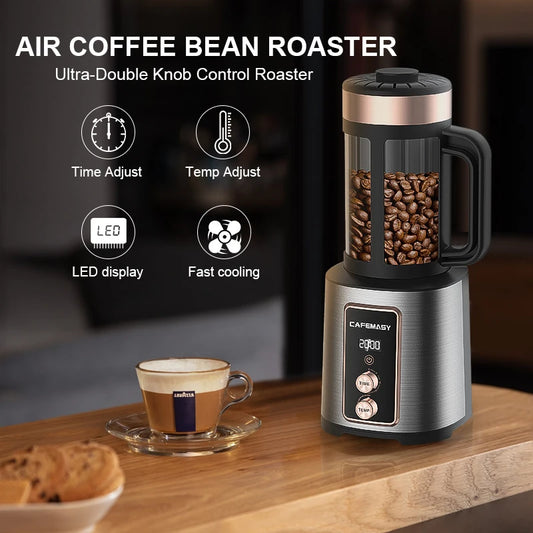 220V Electric Coffee Bean Roaster with Temperature Control