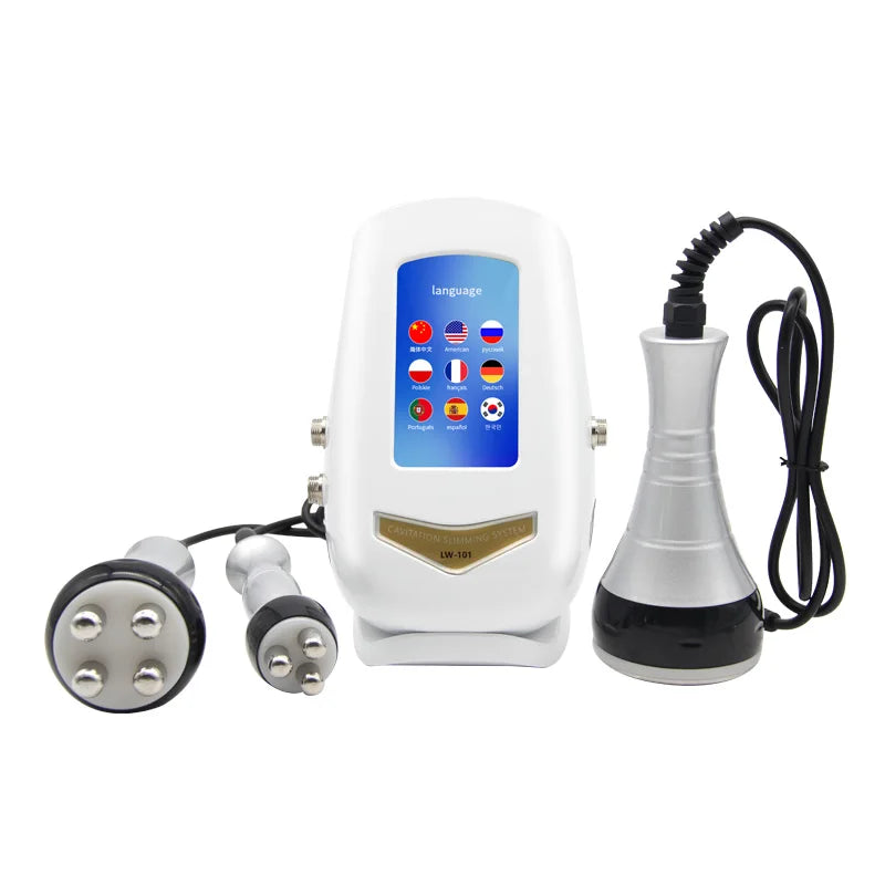 3-in-1 Ultrasonic Body Slimming Machine with RF Therapy