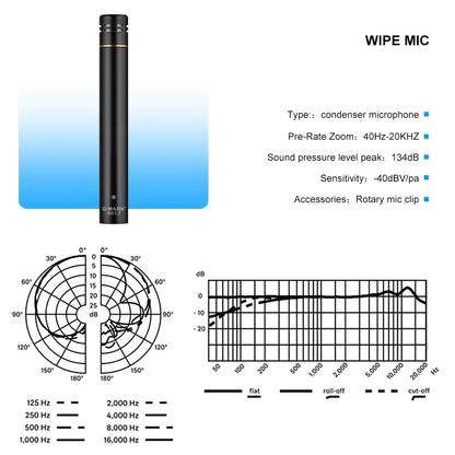 Professional Drum Mic Kit with Portable Carry Case