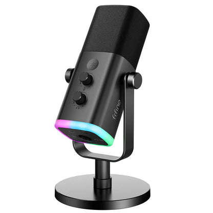 Black Dynamic USB XLR Microphone