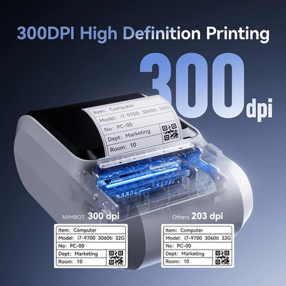 DIY Thermal Sticker Printer 60x40mm 2 Rolls