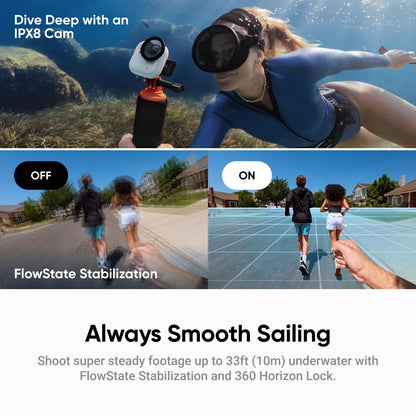 4K Pocket Action Camera for Vlogging and Streaming