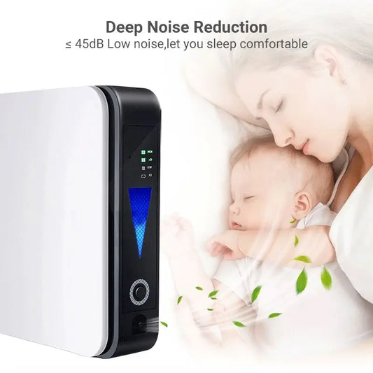 2L Portable Oxygen Concentrator with Continuous Flow